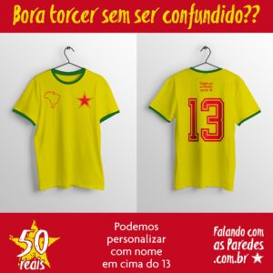 Camiseta Amarela Brasil